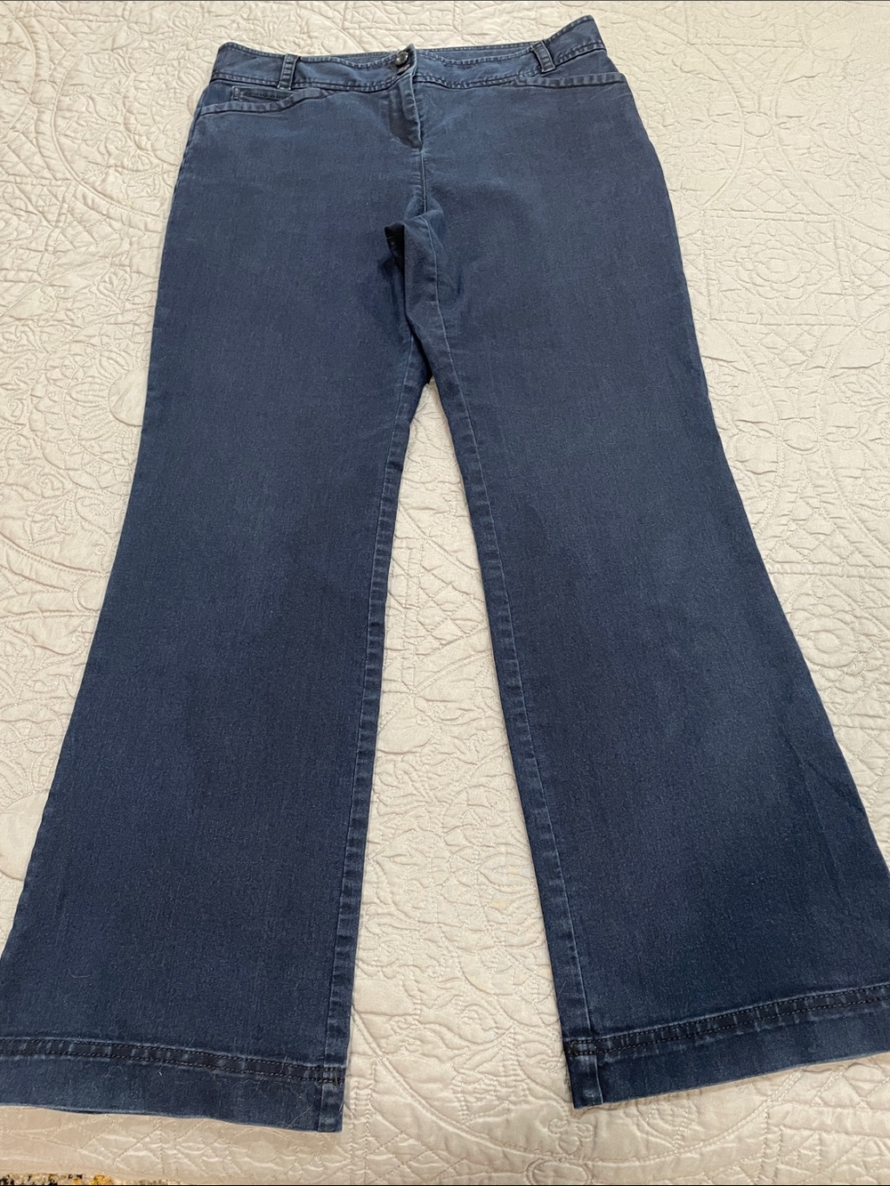 J Jill dark straight leg jeans 10P
